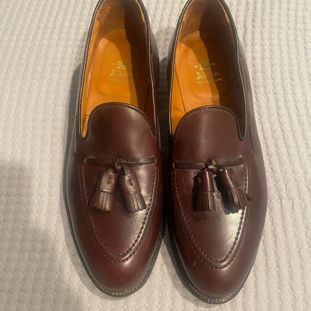 Alden 663 Tassel Moccasin Loafer (Burgundy Calf)
